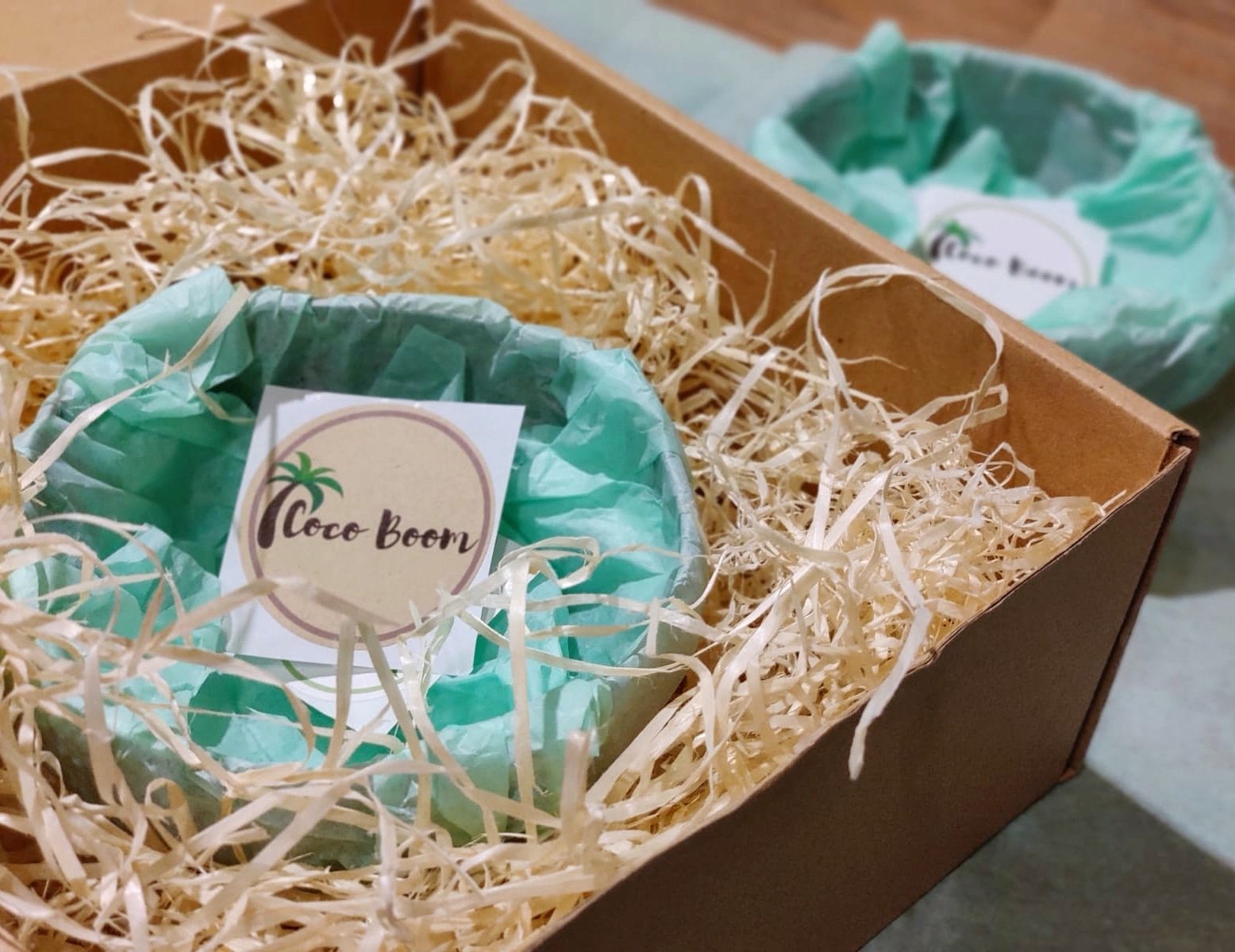 Set 2 boluri din nucă de cocos - Coco Boom